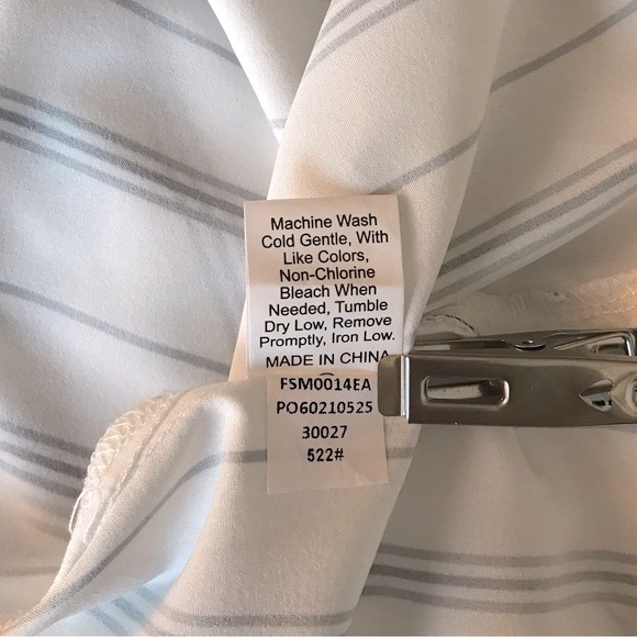 🔴 4/$15 CUPSHE Striped Button Front Kimono SS Cover Up size S NWT * no belt - Picture 12 of 13